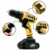 Furadeira/Parafusadeira 3/8 Pol. a Bateria 18V Li-Ion com Carregador Bivolt LITH-LT7036